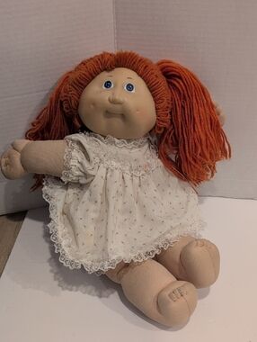 Vintage 1977-1982 Cabbage Patch Kids Red Head Blue Eyes